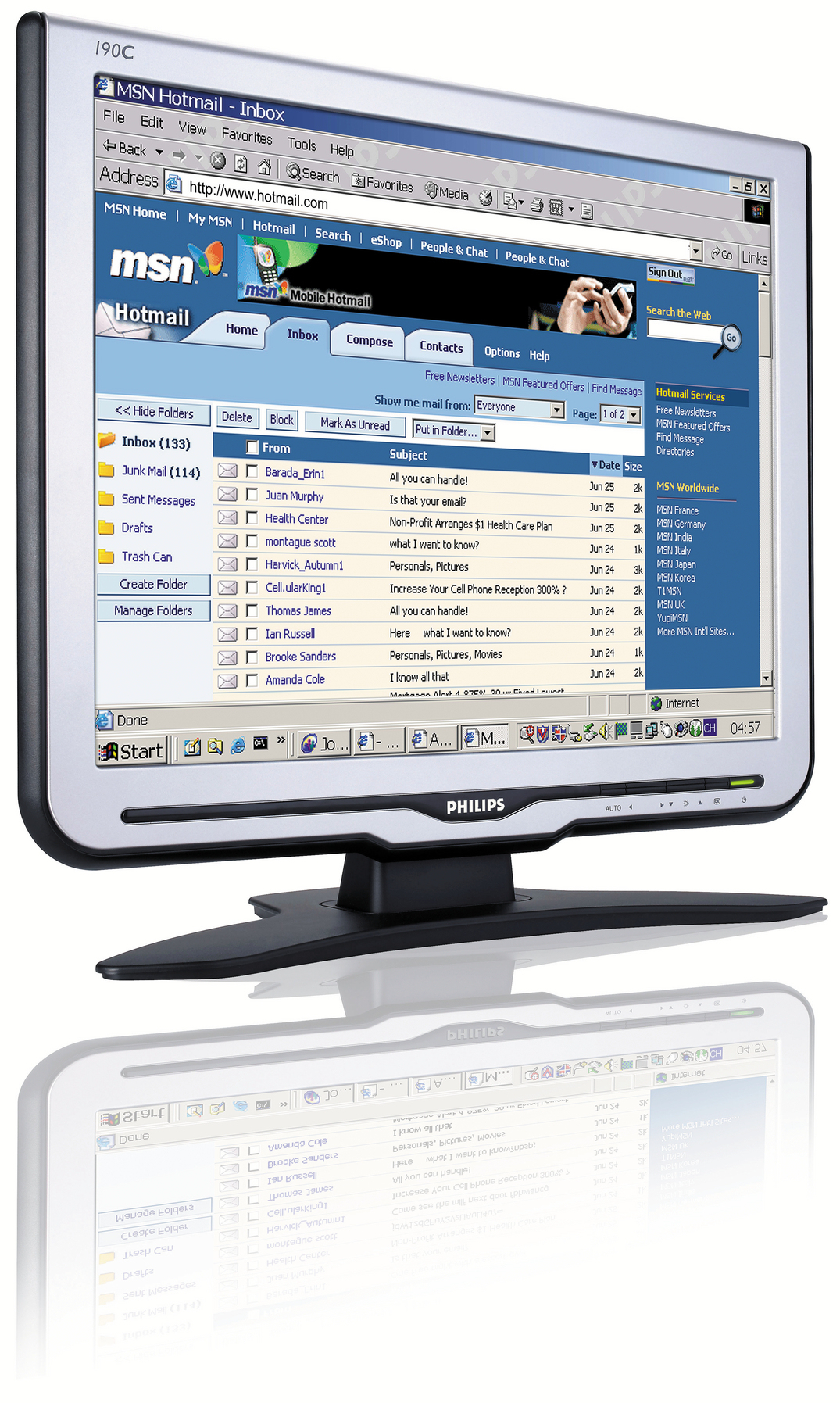 Philips 190C7FS 19" SXGA LCD monitor