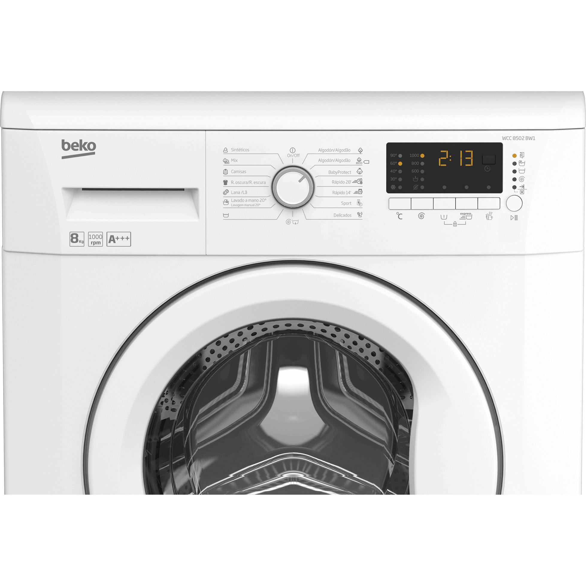 Beko WCC8502BW1 washing machine Front-load – image 3