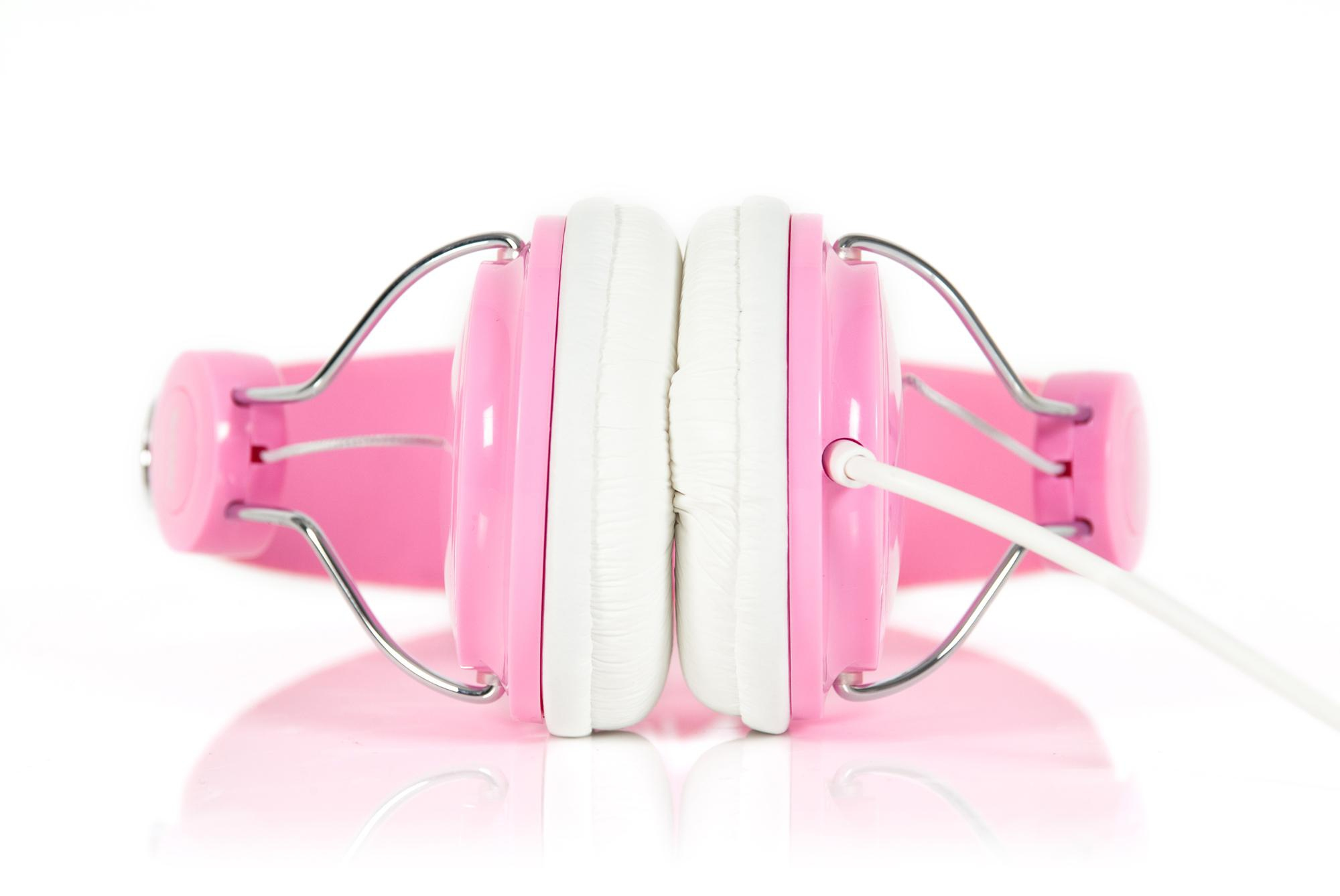 NGS Marshmallow Headphones Wired Pink, White – image 4