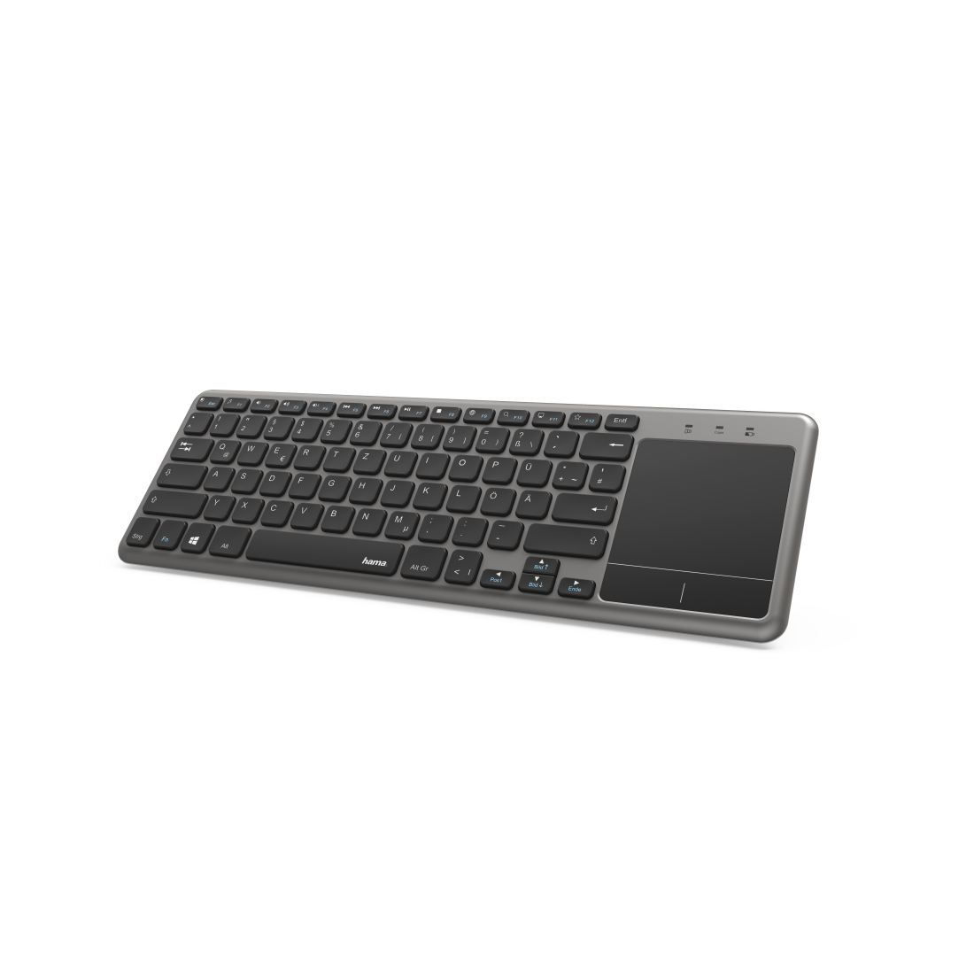 Hama KW-600T keyboard Home RF Wireless QWERTZ German Anthracite, Black – image 2