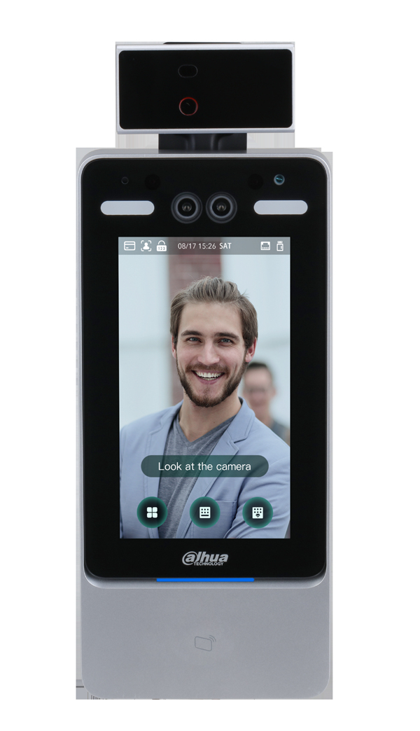 Dahua Technology DHI-ASI7213Y-V3-T1P access control reader Face recognition terminal Black, Grey