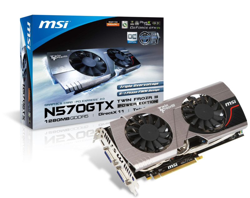 MSI N570GTX Twin Frozr III Power Edition/OC – image 1