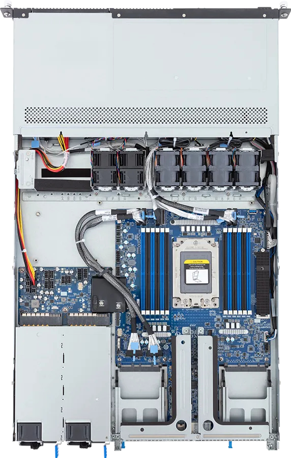 GIGABYTE R143-E30-AAB1 AMD SoC Socket SP6 Rack (1U) Black, Steel – image 3