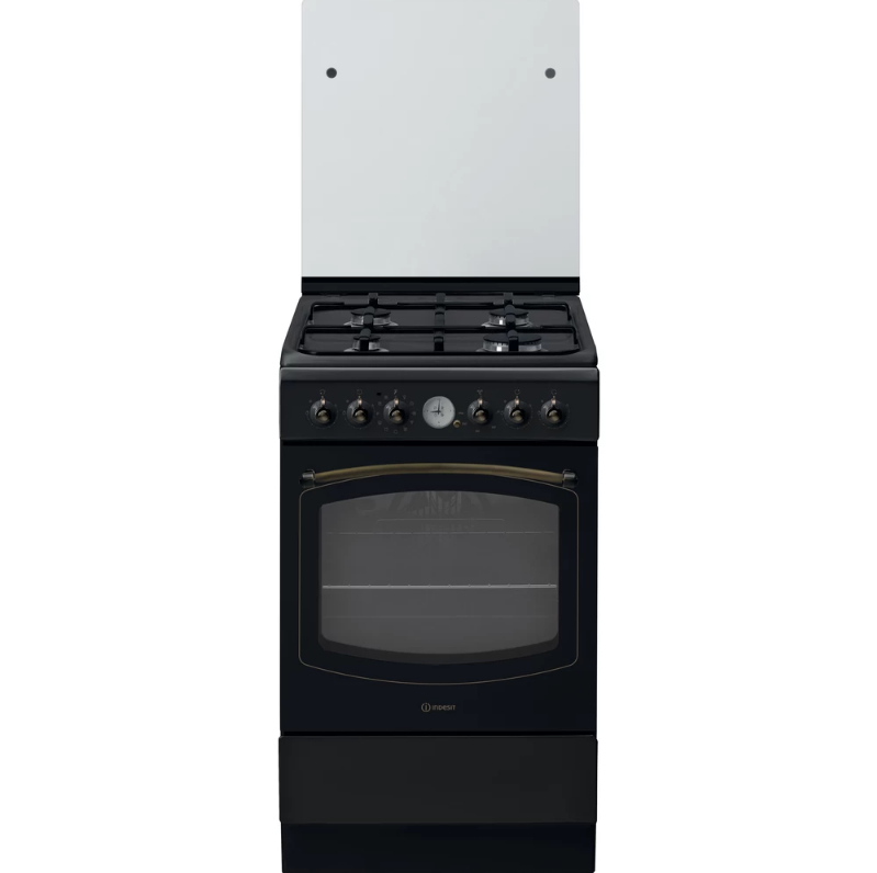Indesit IS5G8MHA/E cooker Freestanding cooker Electric Gas Anthracite – image 1