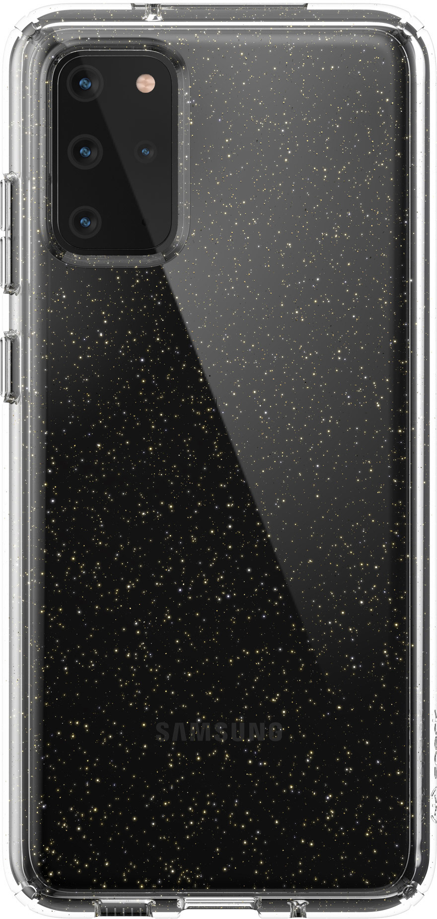 Speck Presidio Perfect Clear Glitter Samsung Galaxy S20 Plus Clear/Gold – image 6