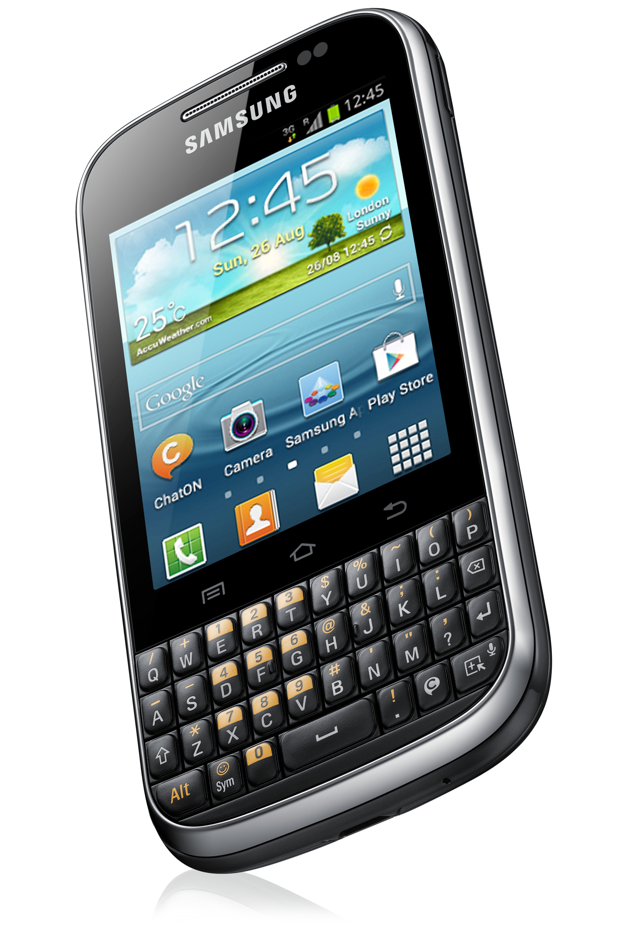 Samsung Galaxy Ch@t 7.62 cm (3") Single SIM Android 4.0 3G Micro-USB B 4 GB 1200 mAh Black – image 8