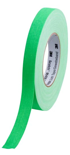شريط لاصق 3M 9545NNGR، كلوريد البولي فينيل (PVC)، أخضر، 50 متر × 19 ملم
