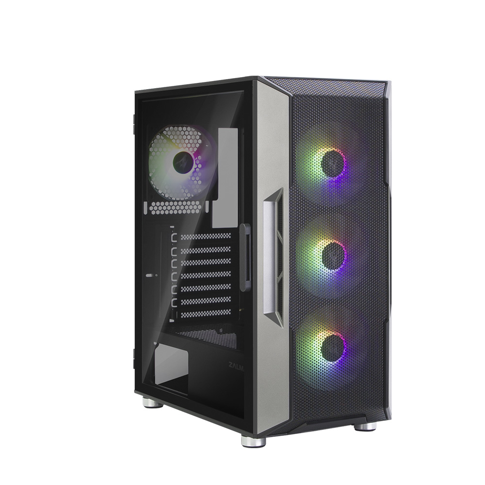 Zalman I3 Neo ATX Mid Tower PC Case Mesh front for efficient cooling Pre-installed fan 3 Midi Tower Black image 13