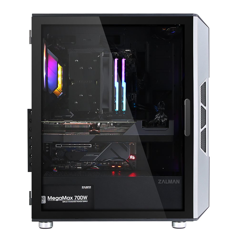 Zalman I3 Neo ATX Mid Tower PC Case Mesh front for efficient cooling Pre-installed fan 3 Midi Tower Black image 11