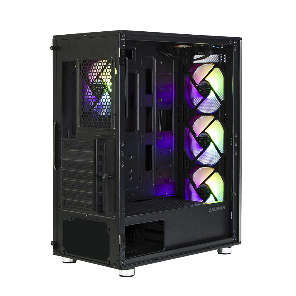 Zalman I3 Neo ATX Mid Tower PC Case Mesh front for efficient cooling Pre-installed fan 3 Midi Tower Black image 7