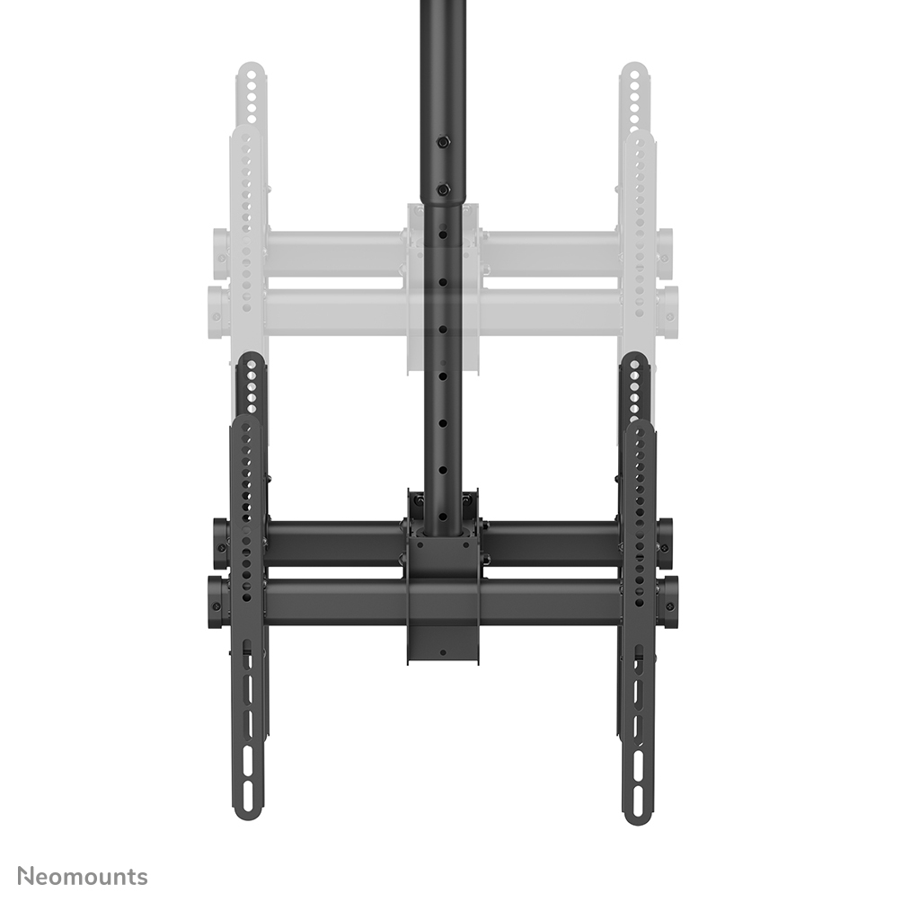 Neomounts NM-C440DBLACK Dual monitor/TV mount ceiling 32-60" - h 56-91 cm – image 6