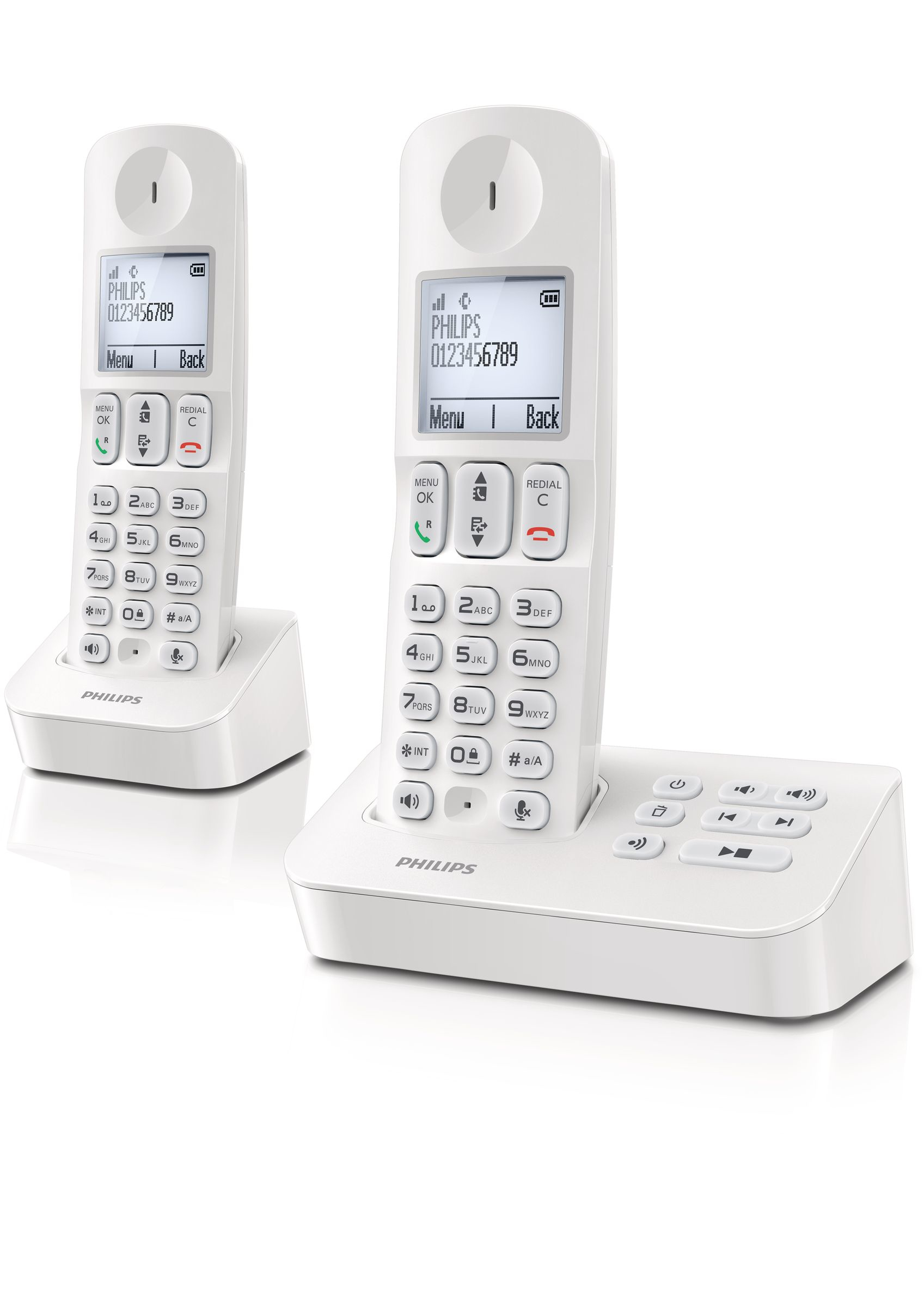 Philips D4052W/FR telephone DECT telephone Caller ID White – image 1