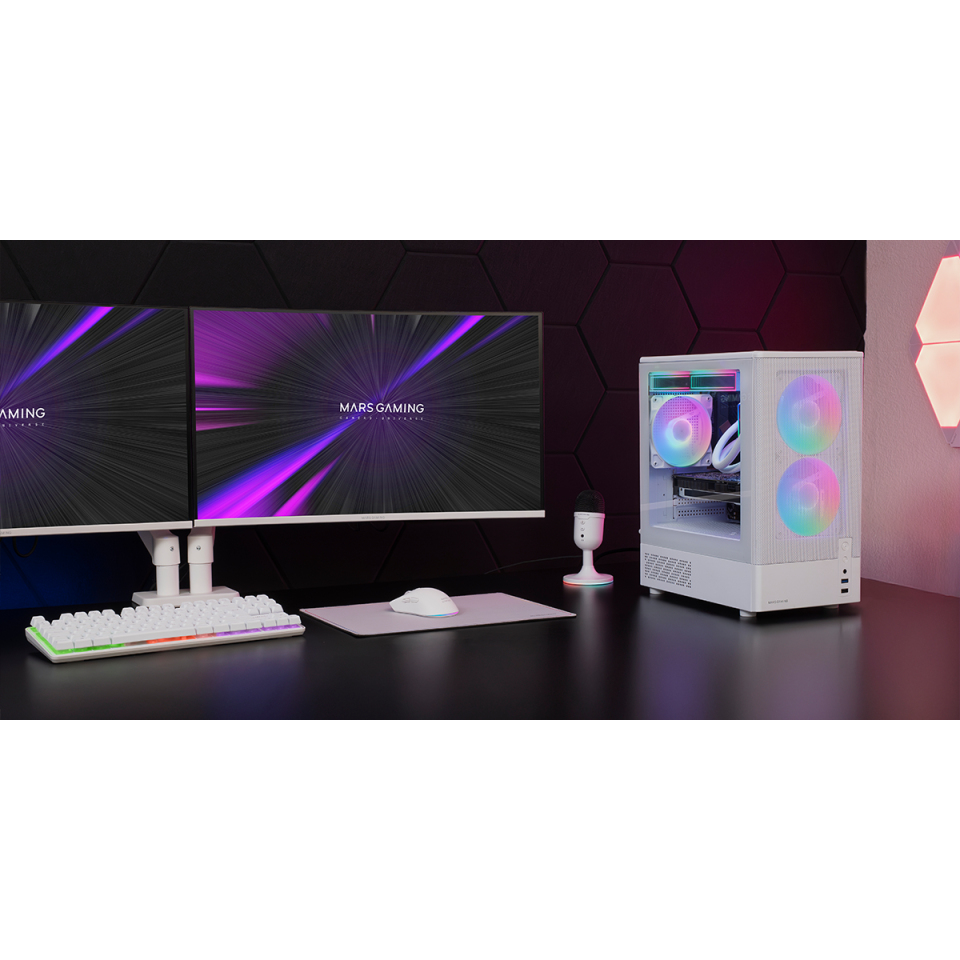 Mars Gaming MC-ONYXW Mini Tower White – image 5