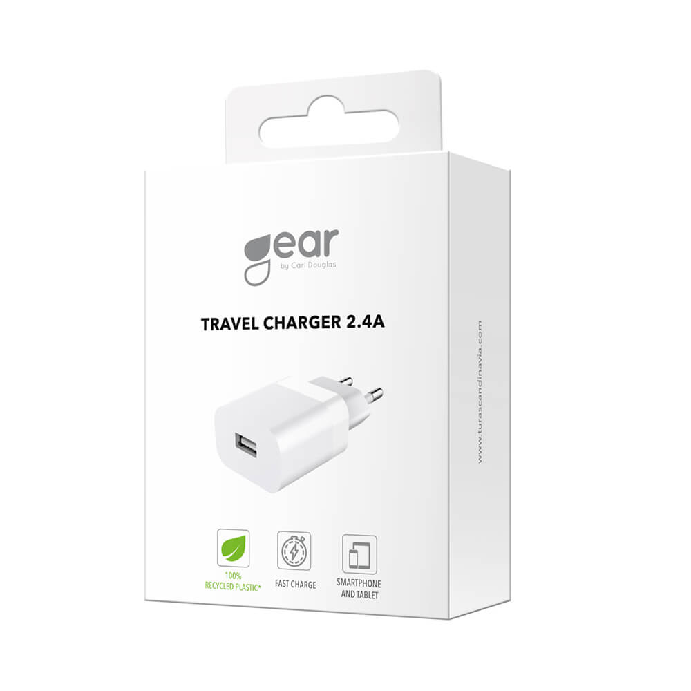 Gear Charger 220V 1xUSB-A 2.4A White – image 2