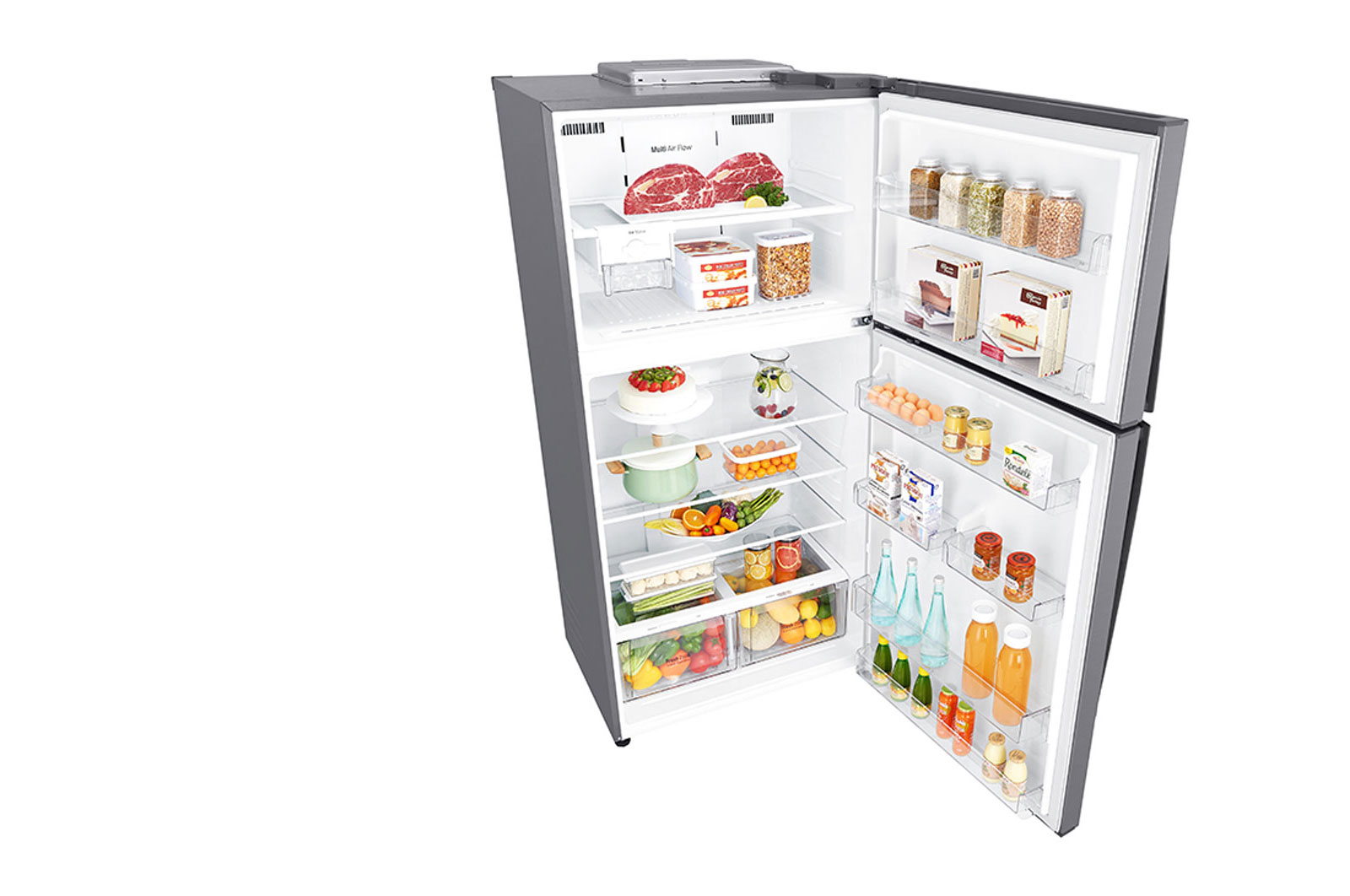 LG GR-C802HLCU fridge-freezer Freestanding Stainless steel – image 9