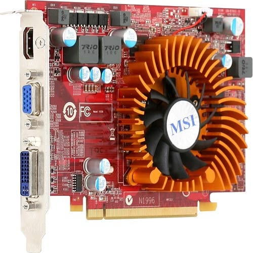 MSI R4670-MD512 graphics card GDDR3