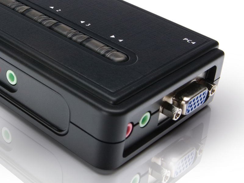 Conceptronic 4-Port PS/2 VGA KVM Switch with Audio – image 3