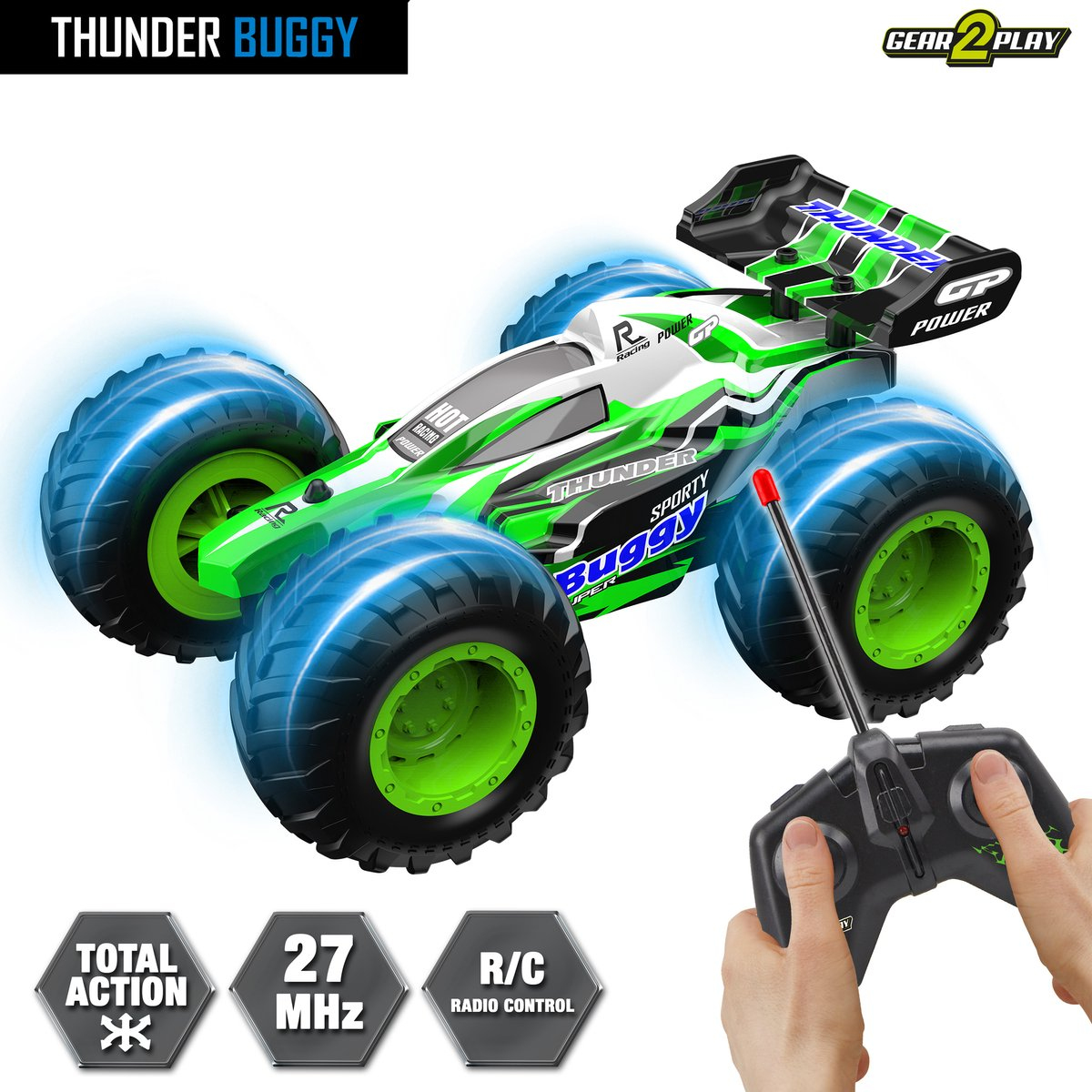 Gear2Play RC Thunder Buggy 1:24 - Big Wheels – image 1