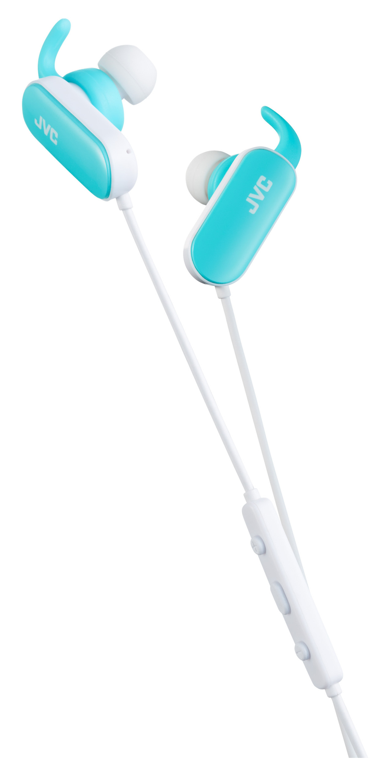 JVC HA-EBT5-A-E headphones/headset Wireless In-ear Sports Bluetooth Blue, White – image 1