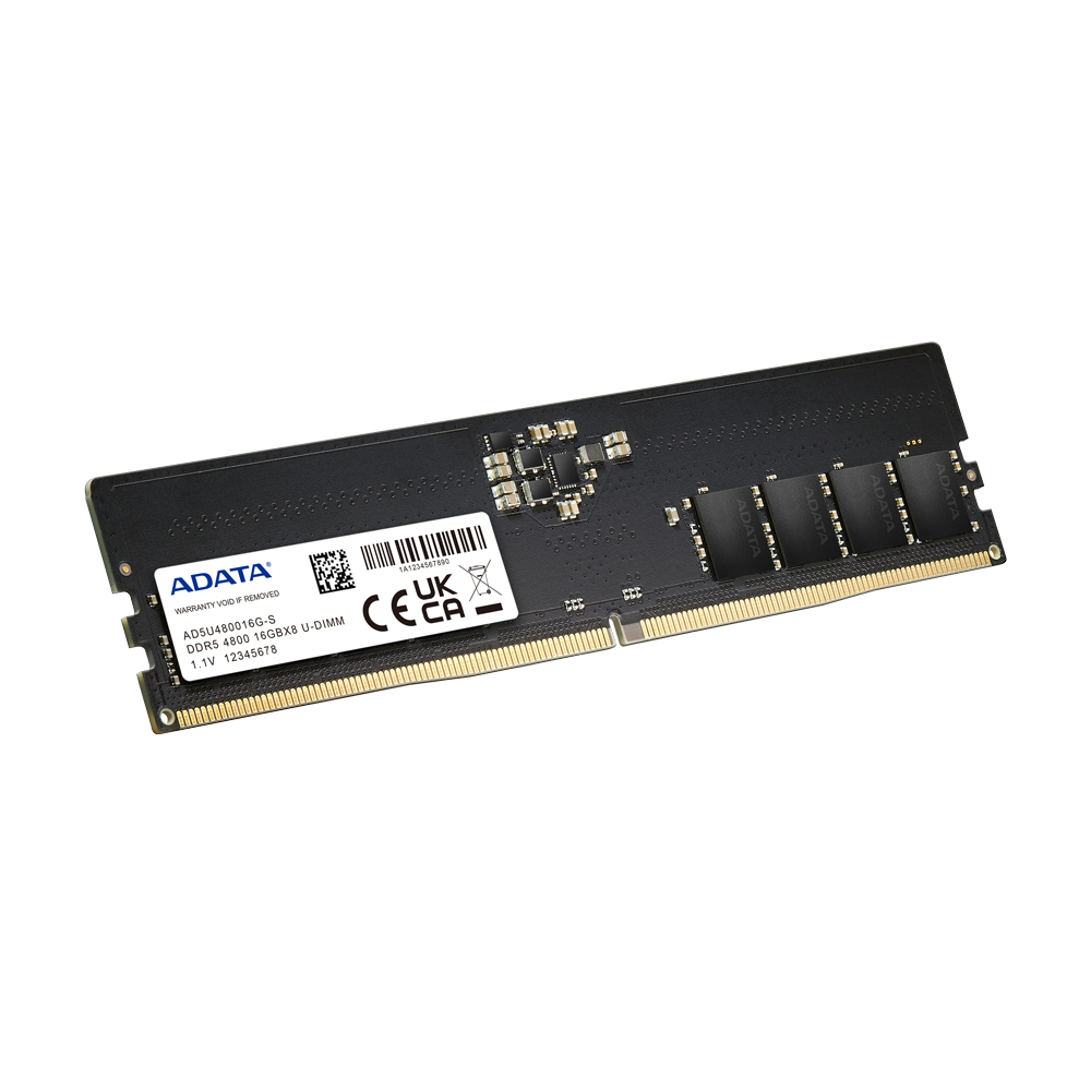 Memoria RAM ADATA DDR5-4800 - DDR5 - 16GB - 4800MMHz - U-DIMM - Para PC - AD5U480016G-S Memoria RAM ADATA DDR5-4800 - DDR5 - 16GB - 4800MMHz - U-DIMM - Para PC - AD5U480016G-S