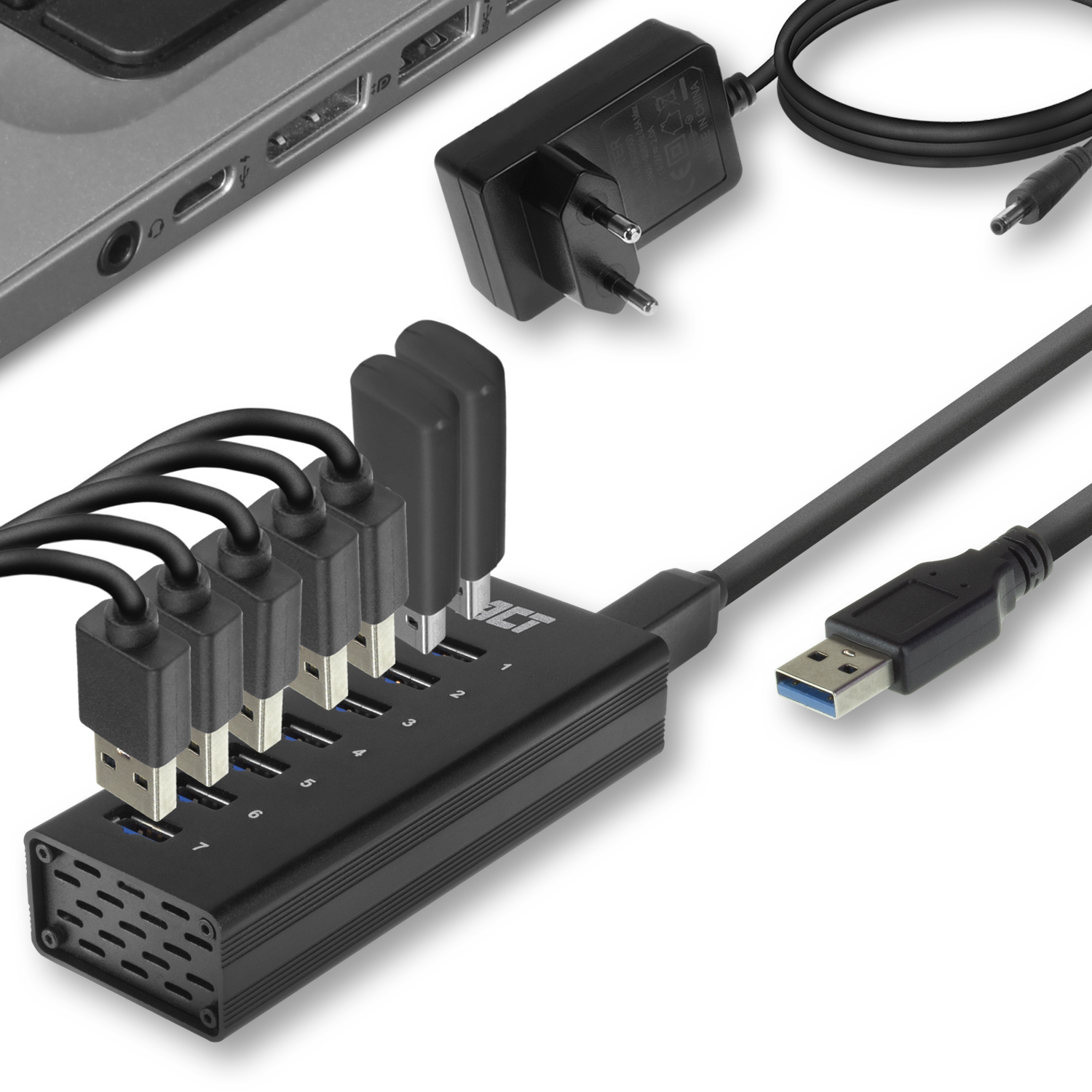 ACT USB hub 3.0 7 port – image 6