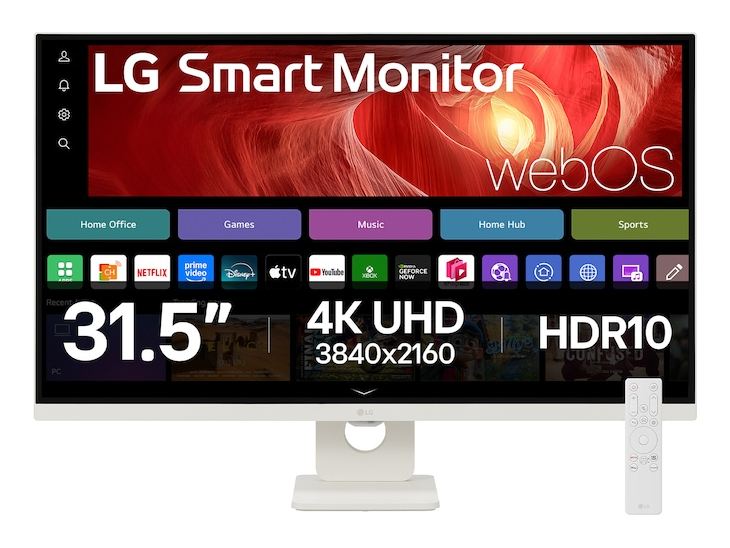 32" 4K UHD Smart Monitor with webOS & US