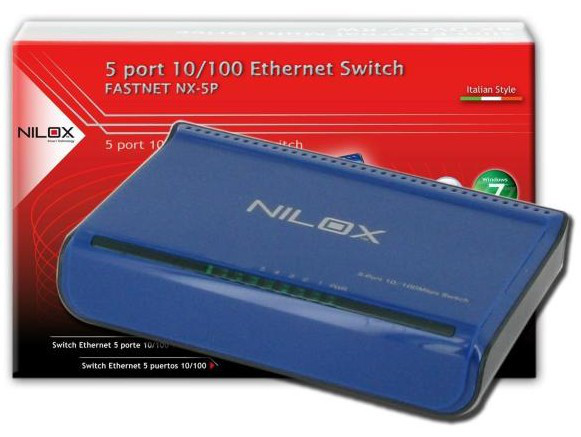 Nilox 16NX040501002 network switch Blue – image 3