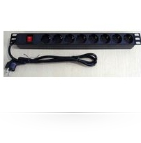 Microconnect CABINETACC25 power distribution unit (PDU) 8 AC outlet(s) 1U Black