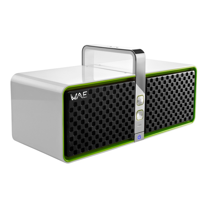 Hercules BTP05 Stereo portable speaker Green, Grey