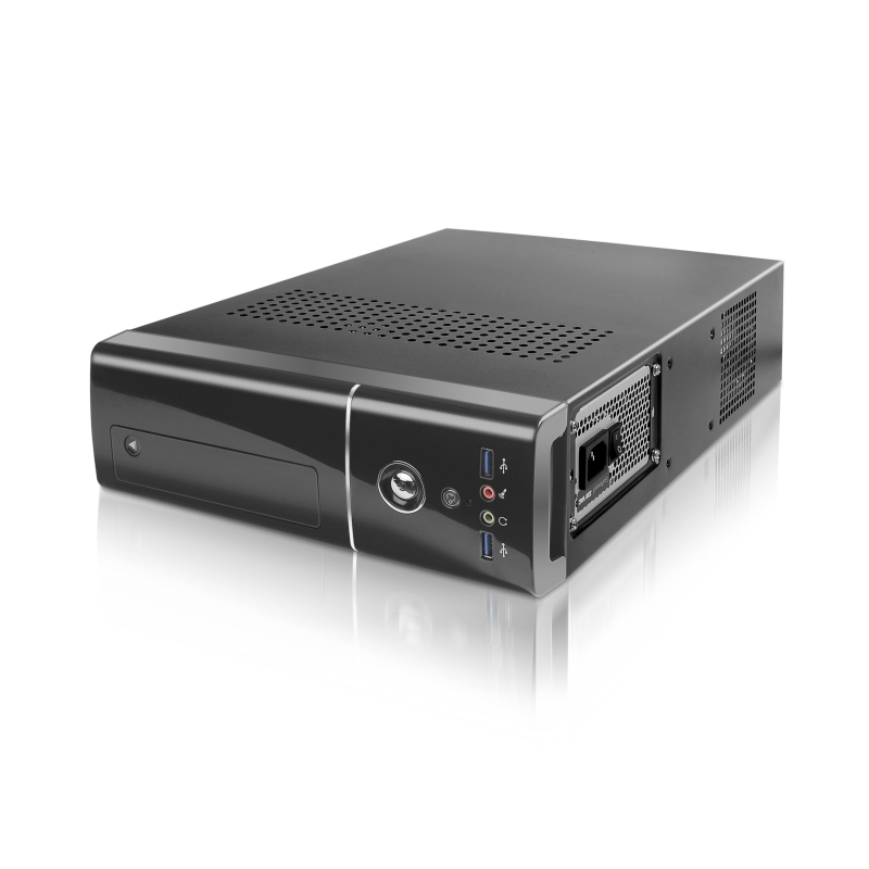 TooQ TQC-3003U3-B computer case Low Profile (Slimline) Black – image 2