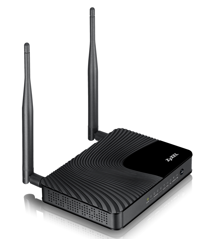 Zyxel AMG1312-T10B wireless router Fast Ethernet Black – image 2
