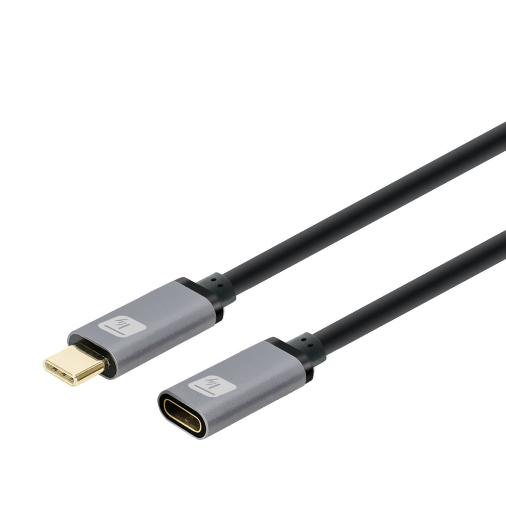 Techly Cavo prolunga USB 3.2 Gen 2 USB-C M/F 1m Nero
