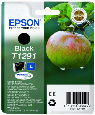 Original Epson T1291 High Capacity Black Ink Cartridge - image 3