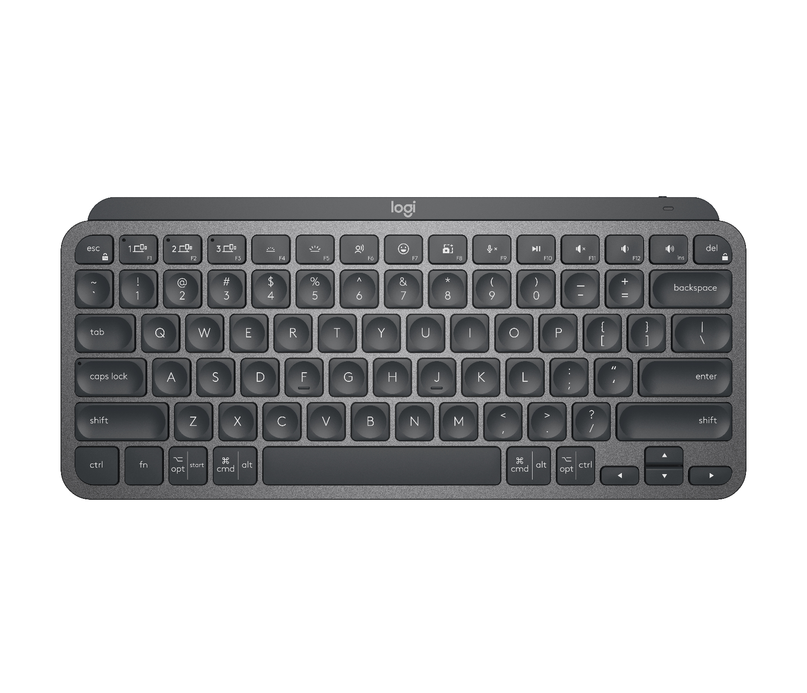 Teclado Logitech MX Keys Mini - Inalámbrico - Grafito - 920-010476 Teclado Logitech MX Keys Mini - Inalámbrico - Grafito - 920-010476