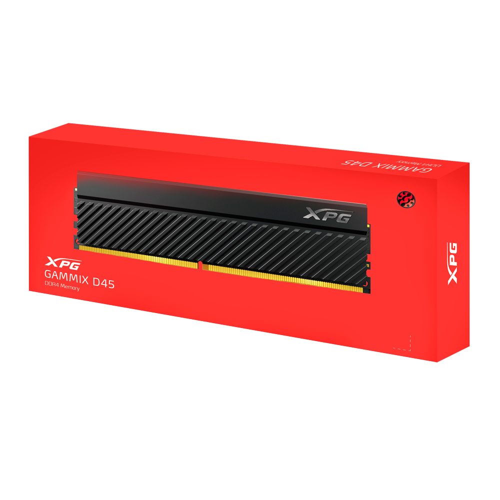 Memoria RAM ADATA XPG GAMMIX D45 - DDR4 - 8GB - 3600MHz - UDIMM - para PC - AX4U36008G18I-CBKD45 Memoria RAM ADATA XPG GAMMIX D45 - DDR4 - 8GB - 3600MHz - UDIMM - para PC - AX4U36008G18I-CBKD45