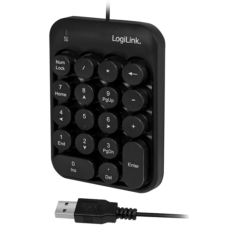 LogiLink ID0174 numeric keypad Universal USB Black – image 2