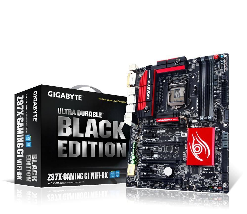 GIGABYTE GA-Z97X-GAMINGG1WIFI motherboard Intel® Z97 LGA 1150 (Socket H3) ATX – image 1