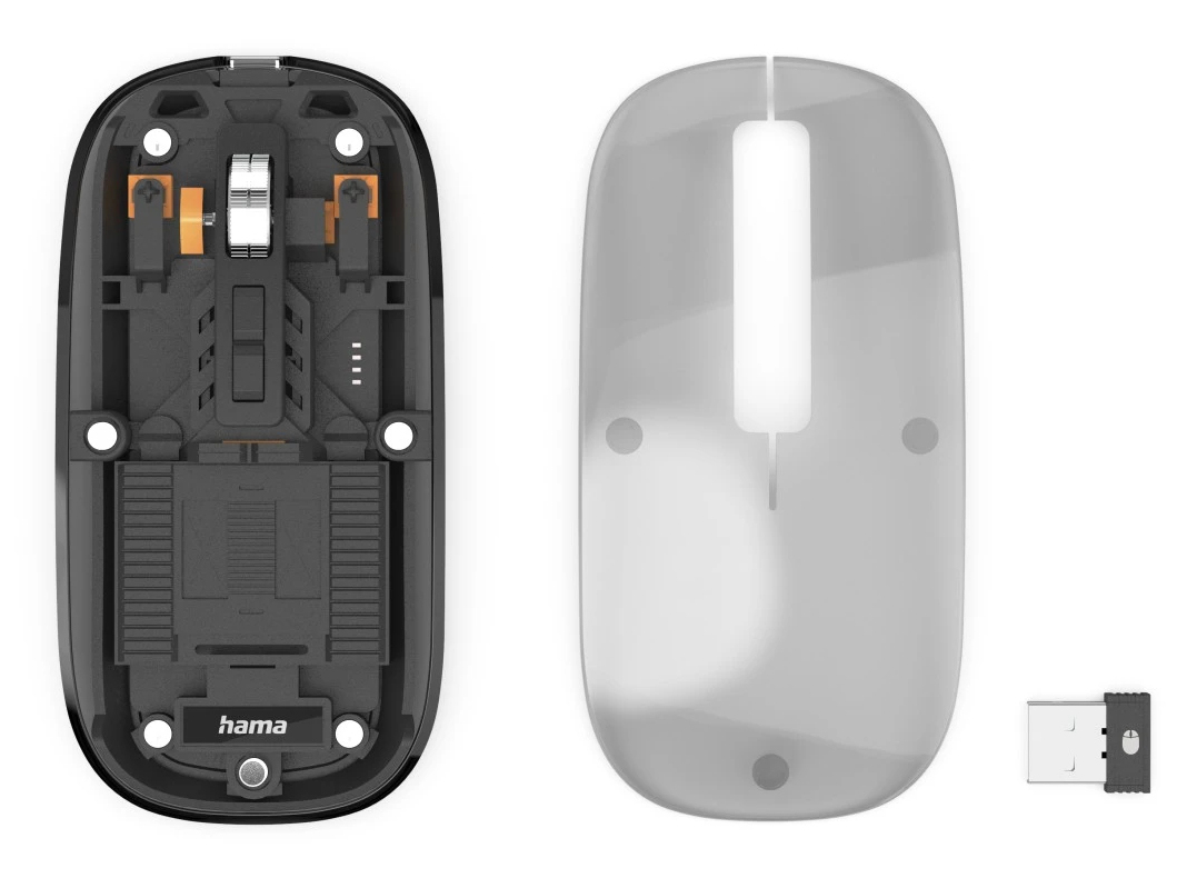 Hama WM-600 mouse Office Ambidextrous RF Wireless + Bluetooth Optical 1600 DPI – image 7