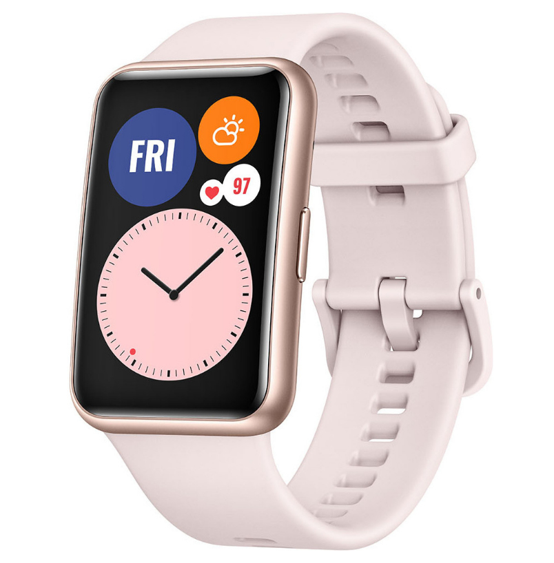 Watch huawei fit new pantalla amoled 1.64" resolución 456x280 color rosa sakura