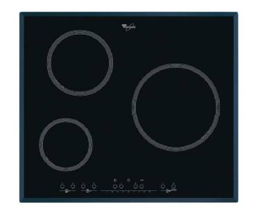 Whirlpool ACM709BA hob Black Built-in Zone induction hob 3 zone(s)