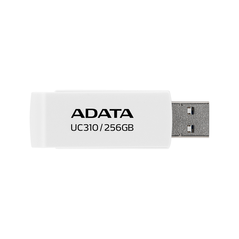 Memoria USB ADATA UC310 - 256GB - USB 3.2 - Blanco - UC310-256G-RWH