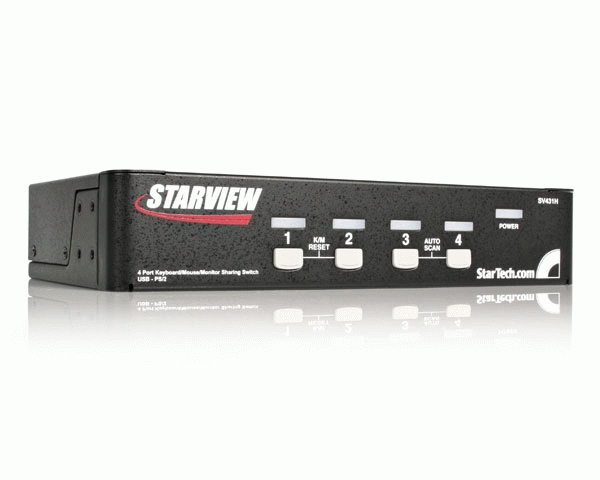 StarTech.com 4 Port PS2 + USB StarView KVM – image 2