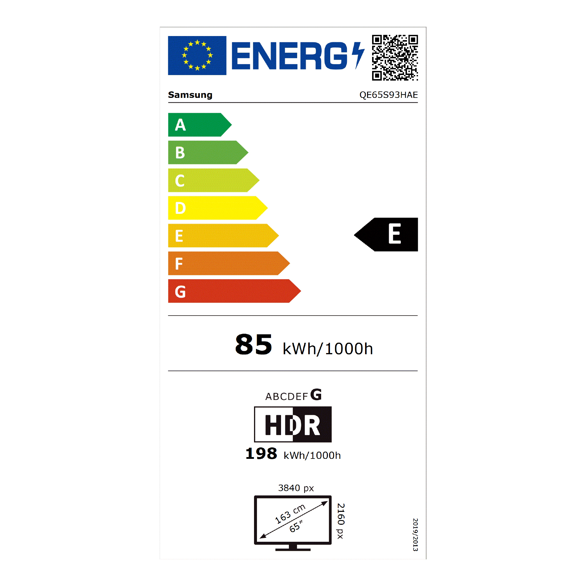 Samsung QE65S93HAEXXN TV – image 6