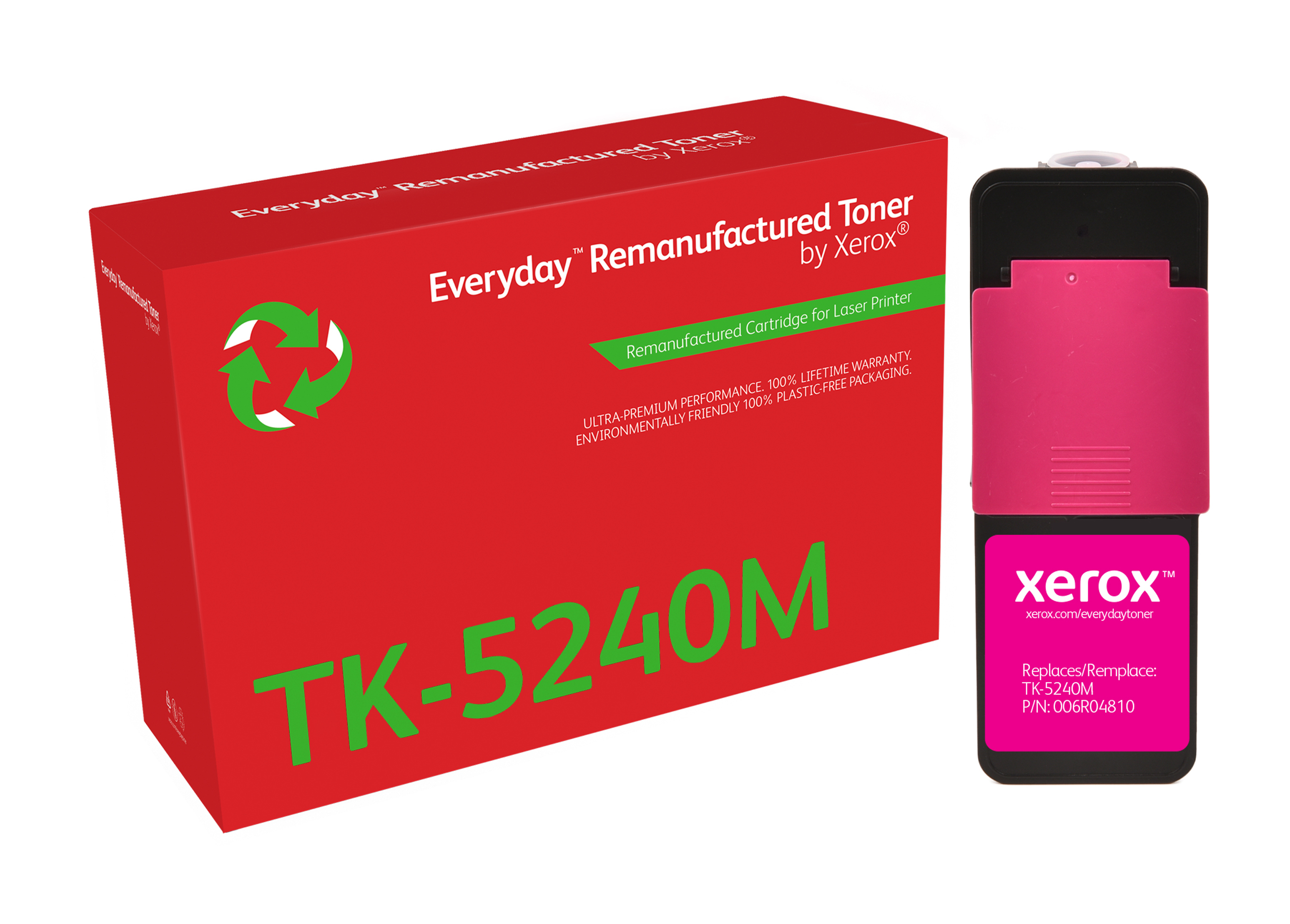 Everyday - Magenta - compatible - box - remanufactured - toner cartridge (alternative for: Kyocera TK-5240M) - Green World Alliance return programme