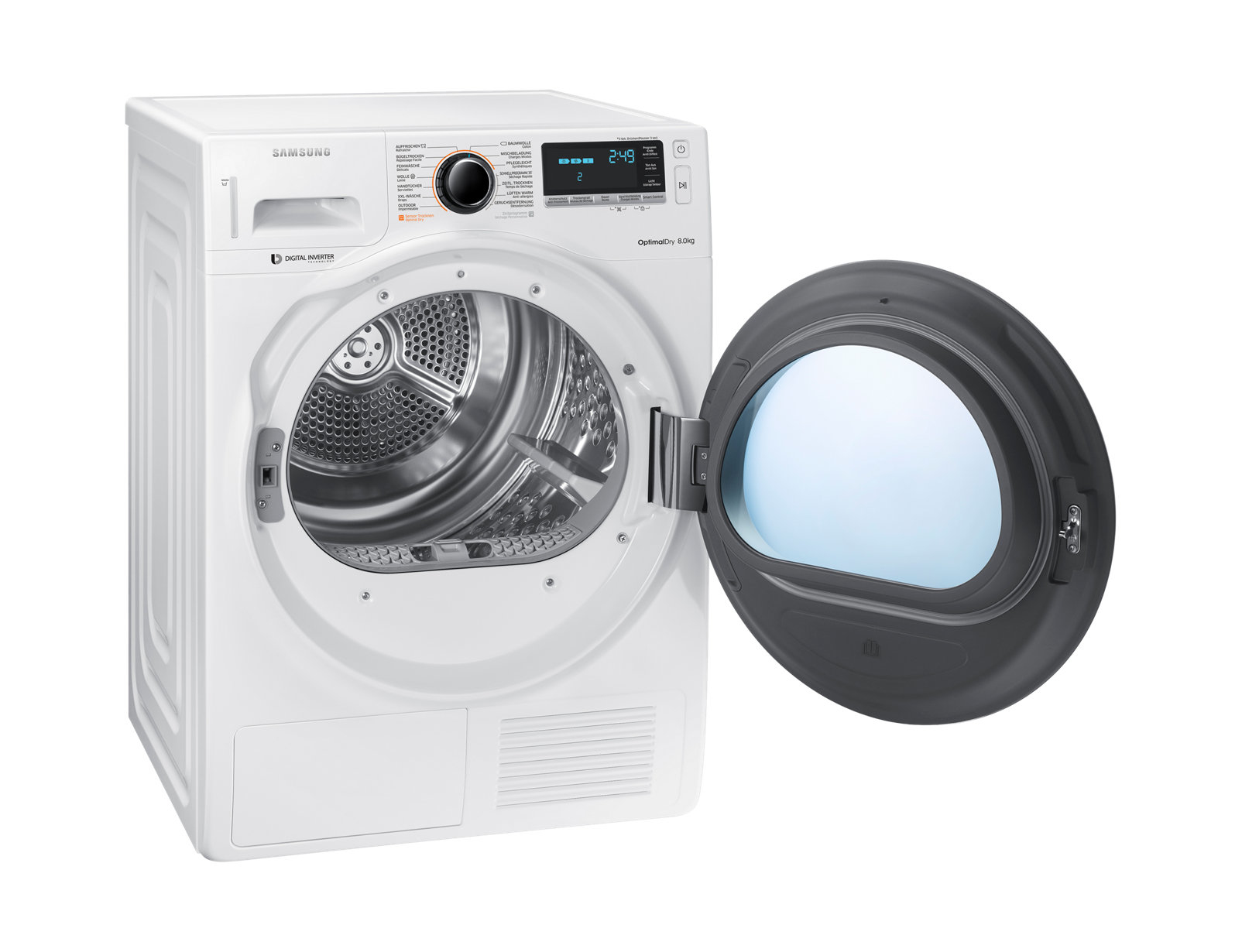 Samsung DV80M8214AW tumble dryer Freestanding Front-load – image 5