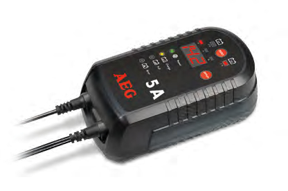 AEG 97017 vehicle battery charger 6/12 V Black