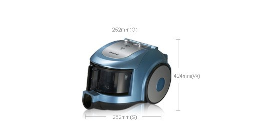 Samsung SC6561 1.4 L Cylinder vacuum Dry 1800 W Bagless – image 3