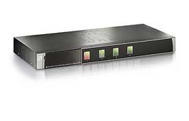 LevelOne 4 Port KVM Switch with OSD for USB and PS/2