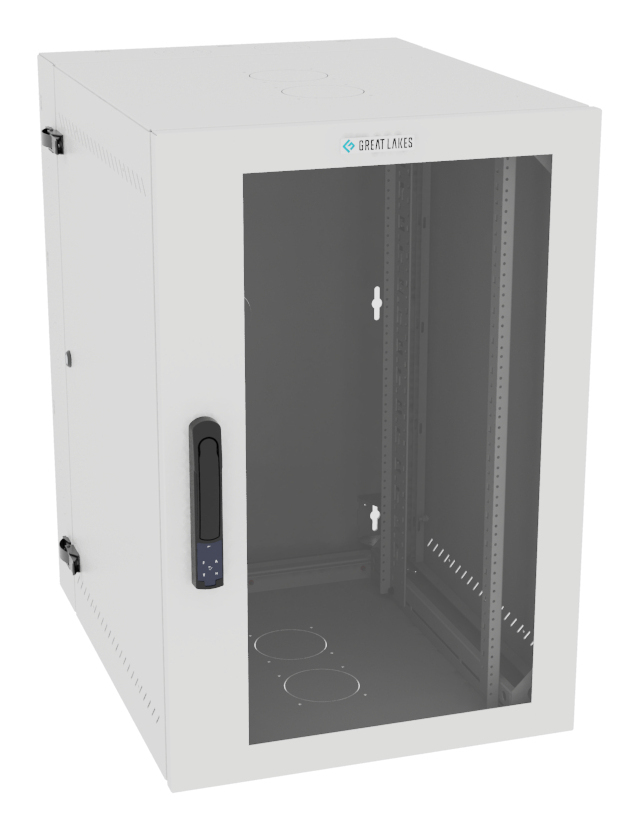 Vertiv VR Rack GL36WMCMP-W-SE-00-00 rack cabinet 19U Wall mounted rack White