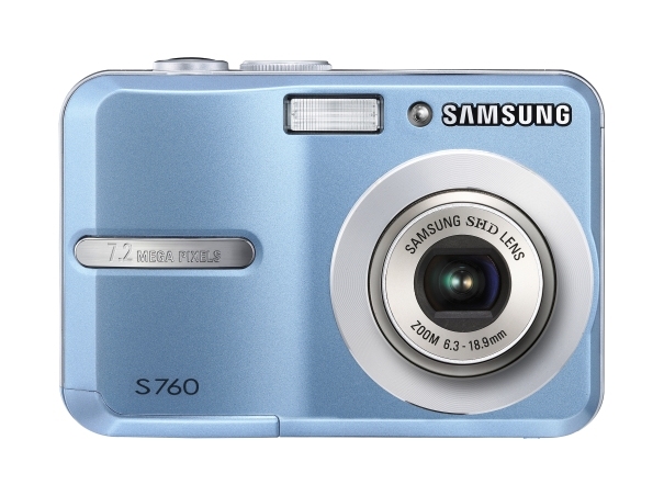 Samsung S760 1/2.5" 7.2 MP CCD Blue